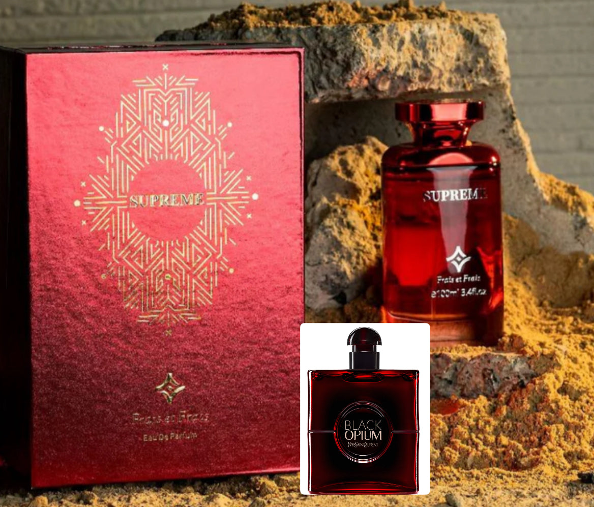 Supreme ( Frais et Frais )( Black opium over red )