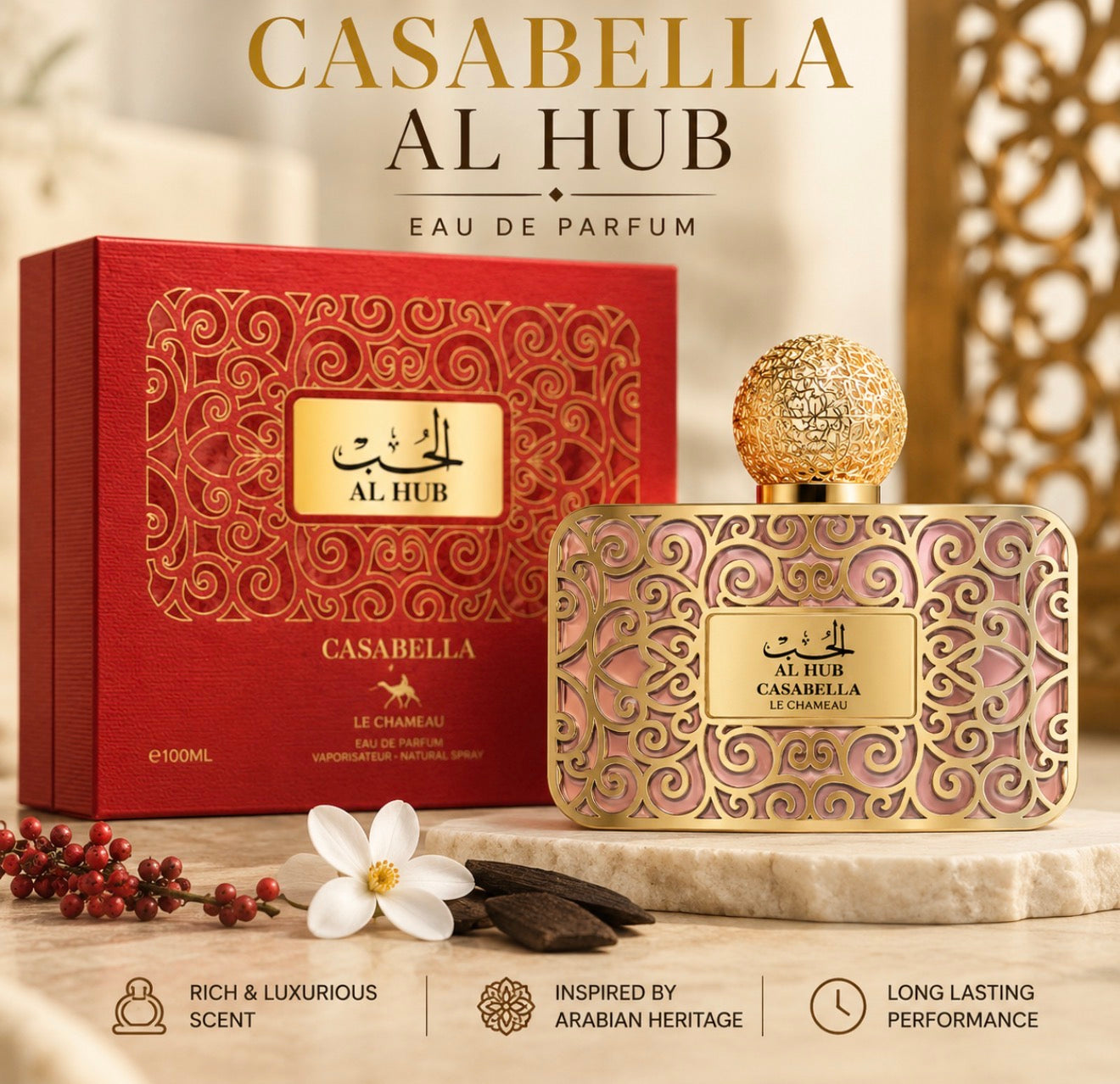 Casabella al hub ( Lechameu Emper 100 ml EAU de parfum