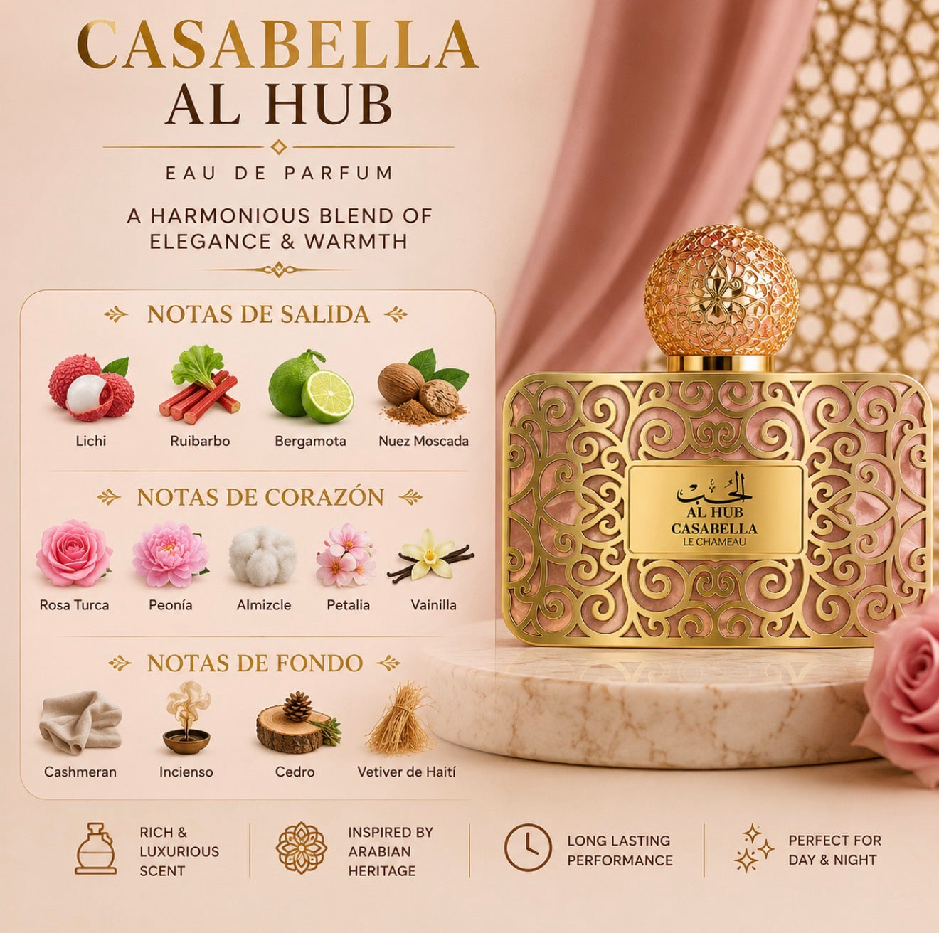 Casabella al hub ( Lechameu Emper 100 ml EAU de parfum