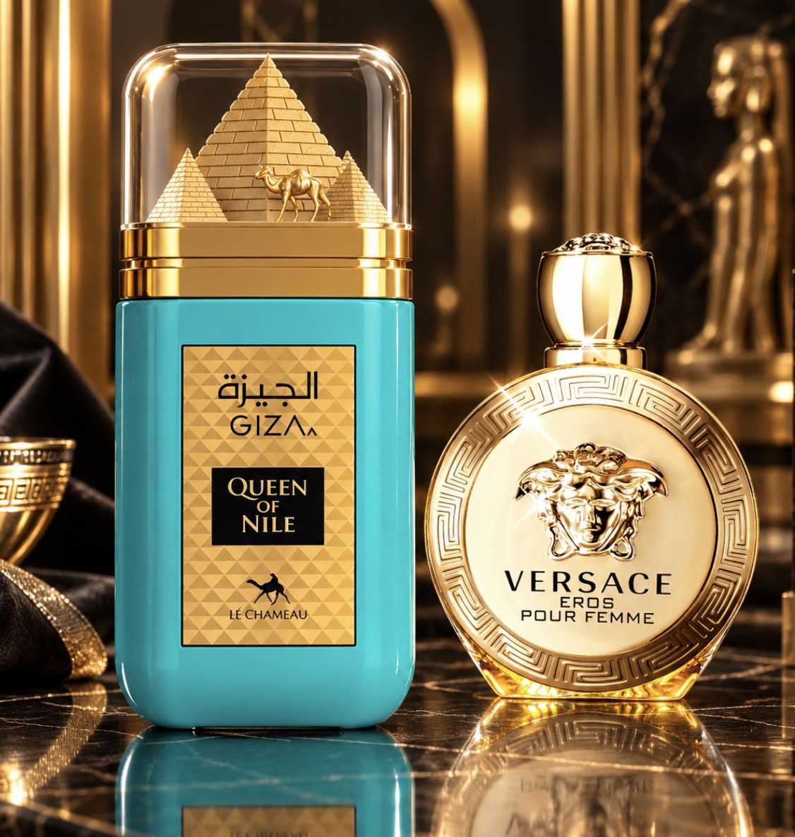 Giza ( Queen of Nile inspirado en Versace Eros pour femme 100 ml EAU de parfum )