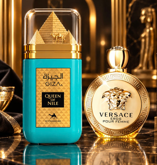 Giza ( Queen of Nile inspirado en Versace Eros pour femme 100 ml EAU de parfum )