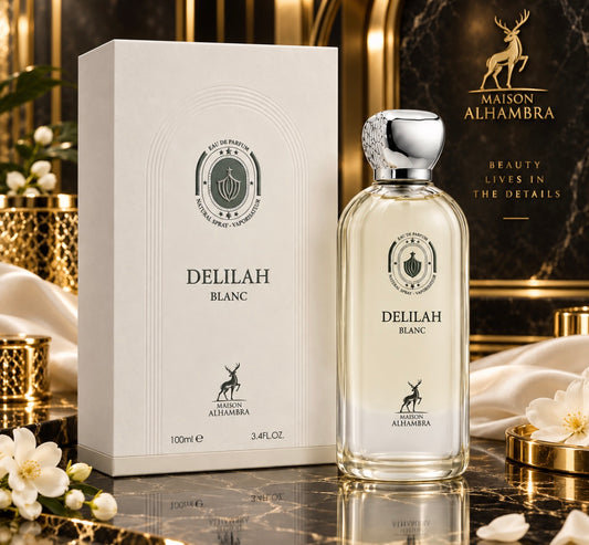 Delilah Blanc 100 ml Maison Alhambra ( inspirado Valaya de Marly )