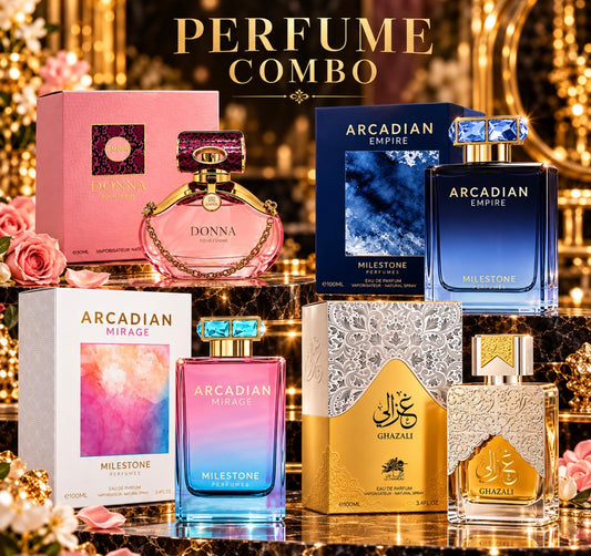 Combo de perfumes mixtos hombre y mujer 100 ml (4x60)
