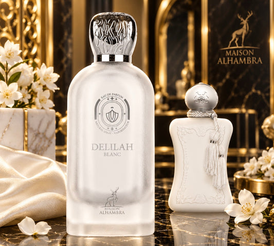Delilah Blanc 100 ml Maison Alhambra ( inspirado Valaya de Marly )