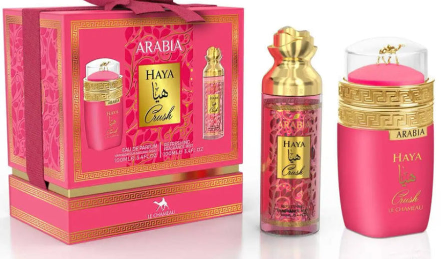 Arabia Haya Crush ( Set colonia y crema )