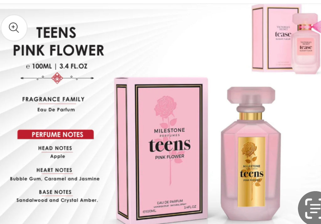 Teens Pink Flower ( Milestone)