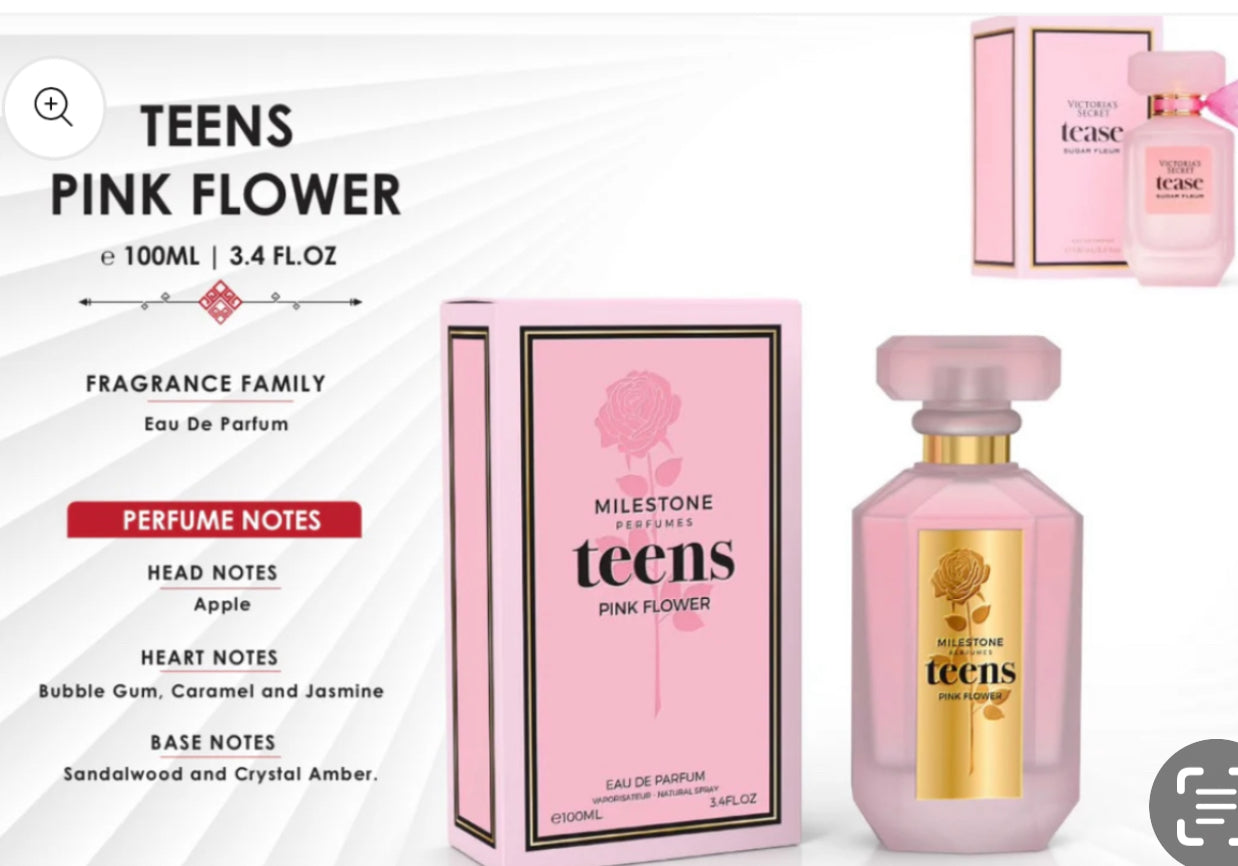 Teens Pink Flower ( Milestone)